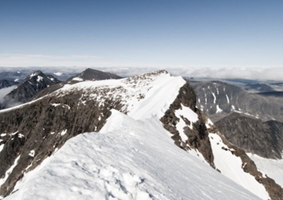 Schwedens höchster Berg schrumpft