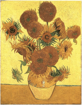 Van Goghs mutierte Sonnenblumen