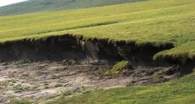 Bestrahlter Permafrost