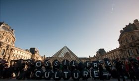 Akt de Triomphe für den Klimaschutz