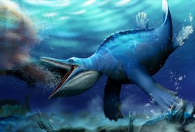 Urzeitliches Filtrier-Reptil